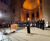 Finalkonzert Deutscher Preis für Chordirigieren mit RIAS Kammerchor und Katharina Morin in der St. Elisabeth-Kirche Berlin-Mitte. Foto: Tobias Könemann