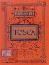 Puccini „Tosca“, Klavierauszug mit Text, Ricordi 1901