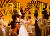 „Soul Train“-Line Show, USA, April 1975. Foto Michael Ochs, Archives, Getty Images/TANZWELTEN Bundeskunsthalle Bonn